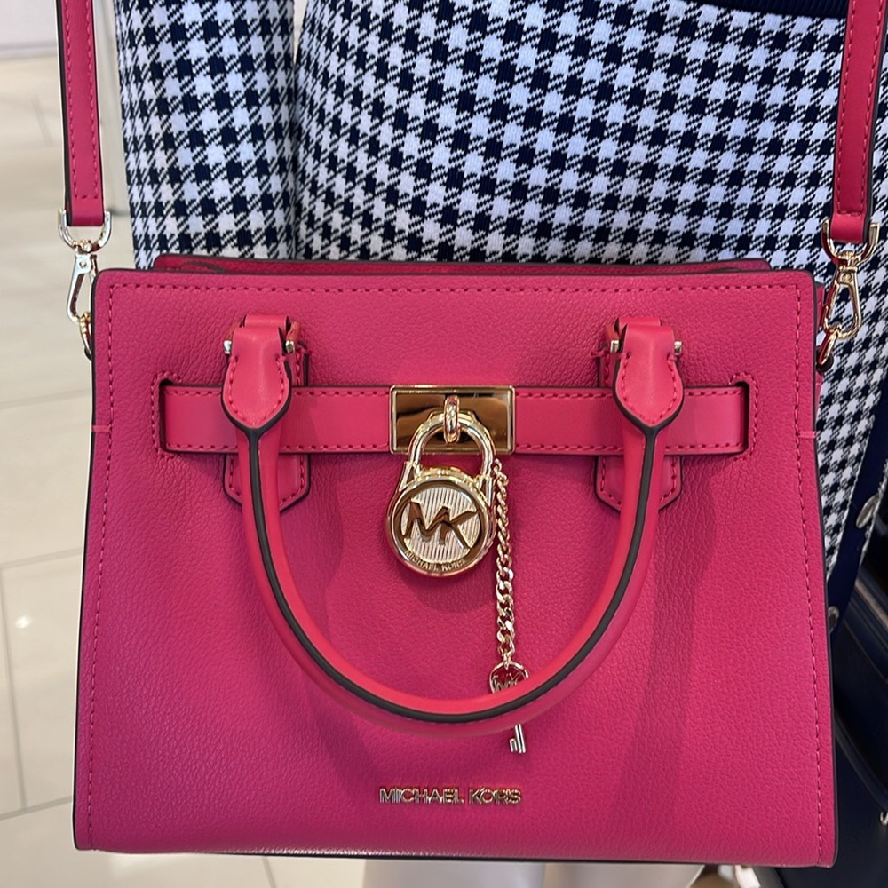 Michael Kors Hamilton Small Satchel Shoulder Crossbody Bag
Electric Pink
NWT - Picture 13 of 16